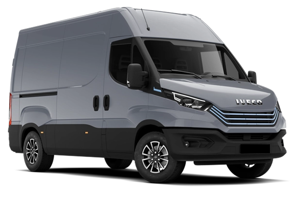 Vue latérale du fourgon IVECO eDAILY - 2023 – modèle utilitaire aménageable